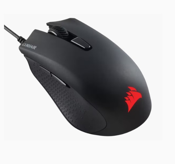  <b>Wired Gaming Mouse: Harpoon RGB Gaming Mouse</b><br> 6000 DPI, CUE 2.0 RGB, 6 Programmable Buttons, USB Wired  