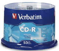  CD-R 700MB 52X 50PK Printable  