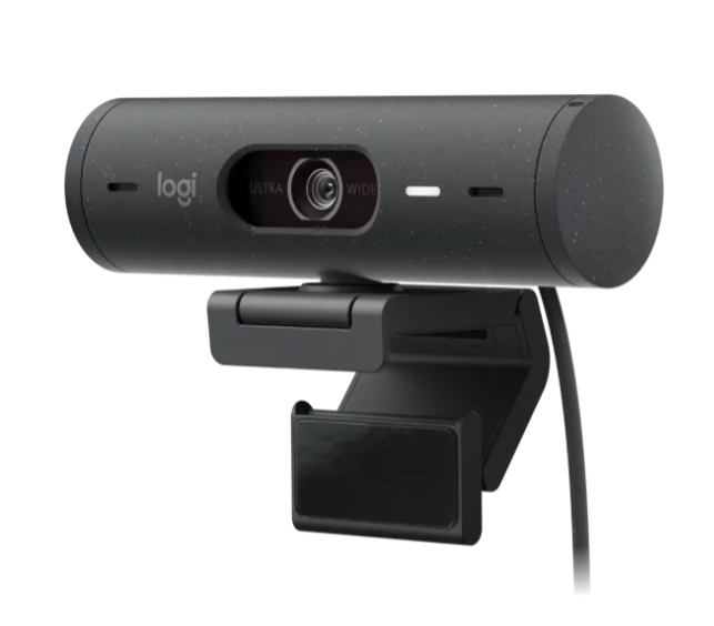  Logitech BRIO 500 - Full HD 1080p webcam with light correction, auto-framing, and Show Mode - Graphite  