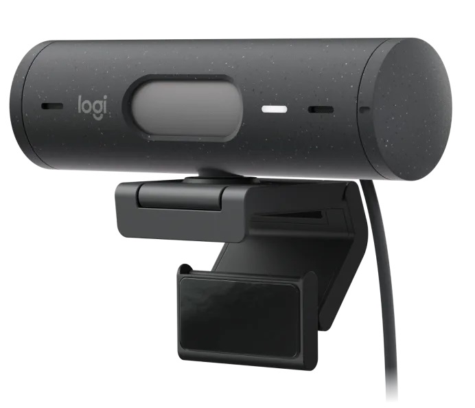  Webcam: BRIO 505, USB Type-C, 4MP 1080p @30fps/ 720p @60fps, Built-in Stereo Microphone  