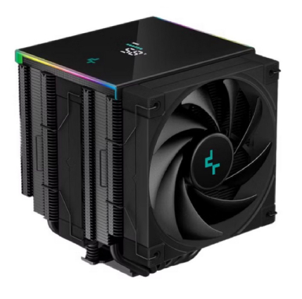  CPU Cooler: DeepCool AK620 DIGITAL - Black<br>2x 120mm PWM Fan, ARGB Lighting, Temperature Digital Display, 129138162 mm<br>Supports: Intel LGA1700, LGA1200, LGA115x, AMD AM5, AM4  