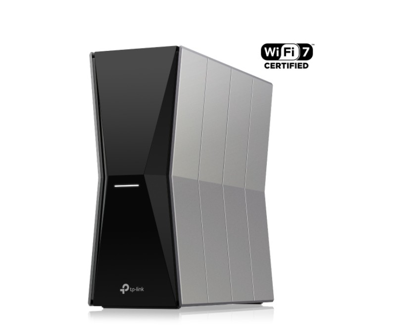  Wi-Fi 7 Router: BE19000 Tri-Band (WIFI7) 1376 Mbps at 2.4 GHz + 5760 Mbps at 5 GHz + 11520 Mbps at 6 GHz, 8 Internal Antennas, 1.  