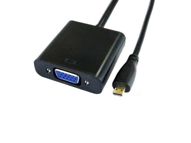  Micro HDMI(M) to VGA(F) 15cm  