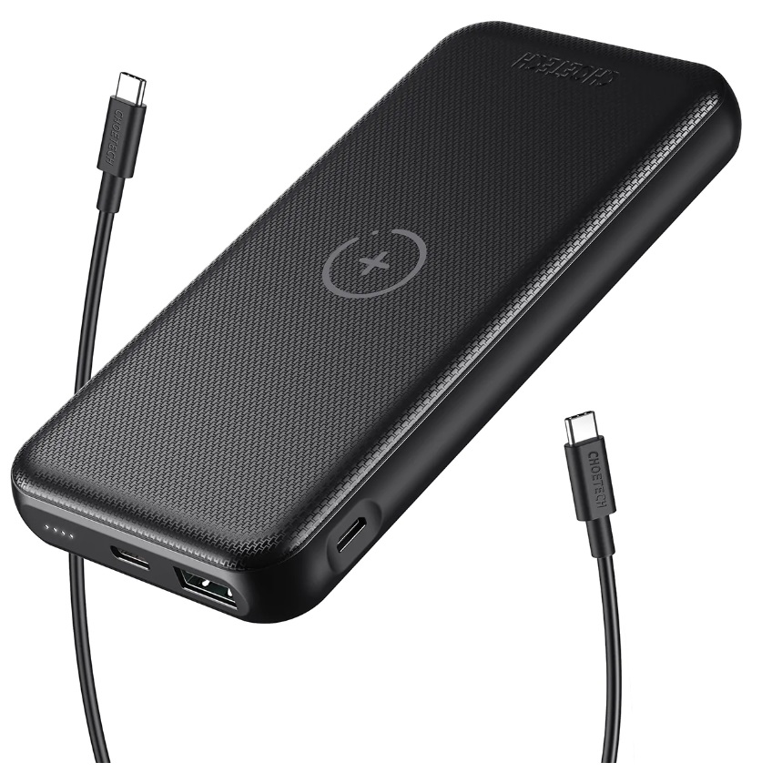  Qi Wireless Power Bank 10000mAh USB-C Type-C Portable Fast Phone Charger Battery  