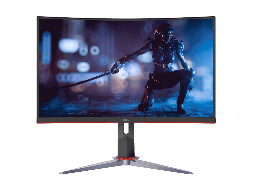  <b>27" Curved Gaming Monitor: </b> VA, 0.5ms (MPRT), 920 x 1080 @ 240Hz, HDMI/DP, Swivel/Tilt, Vesa 100  