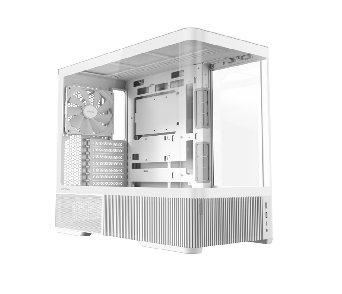  Mid Tower:  C6 Curve AIR - White, ATX/mATX/ITX, steel/glass, 7 slots, 450mm GPU, 180mm CPU, 3 PWM fans, USB-C 10Gbps  