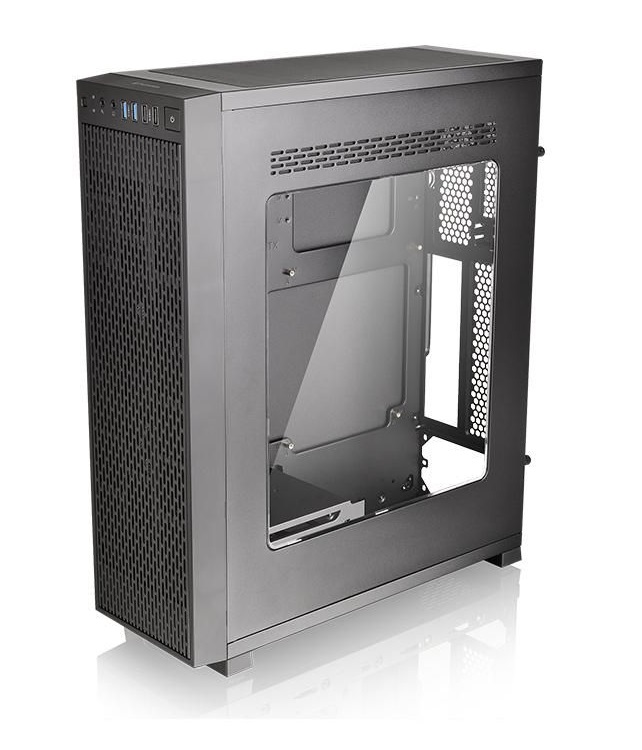  <b>SFF Slim-Tower Case</b>: Core G3 - Black<BR> 2x 120mm Fans, 2x USB 3.0, 2x USB 2.0, Window Side Panel, Supports: ATX/mATX/mini-ITX  