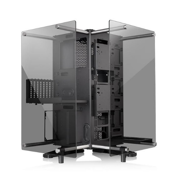  <b>Mid-Tower Case</b>: Core P90 Tempered Glass - Black<BR>Open Frame, 2x USB 3.0, 2x USB 2.0, 2x Tempered Glass Panels, Supports: ATX/mATX/mini-ITX  