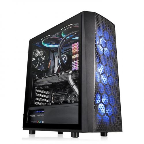  <b>Mid-Tower Case</b>: Versa J24 RGB Tempered Glass Edition Mid Tower Case  