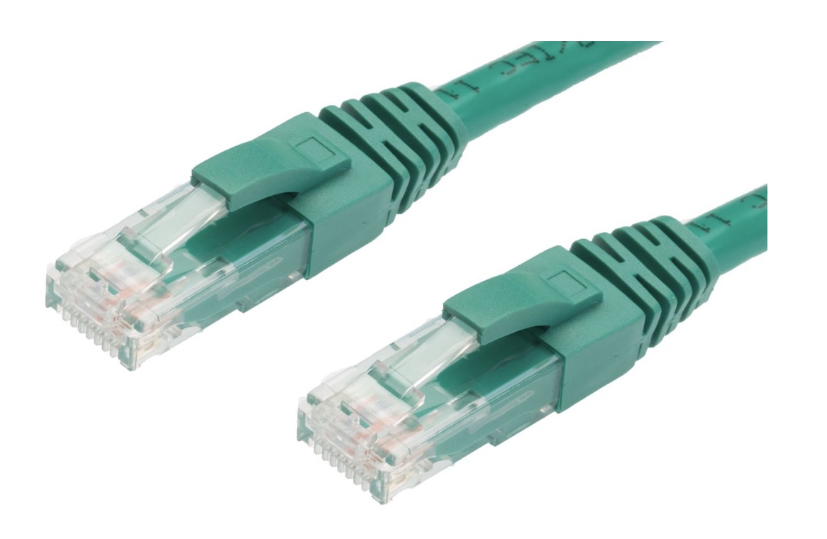  Network Cable: Cat6/6A RJ45 0.5M Green  