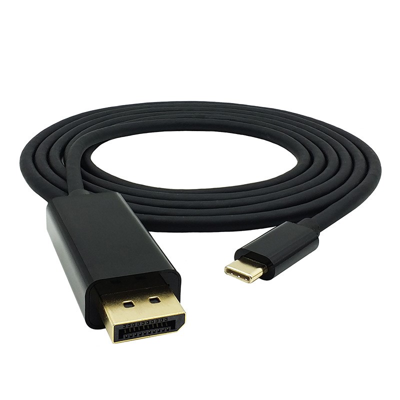  USB 3.1 Type-C (USB-C) Male to DP Male 2M Cable(For iPad Pro Macbook Air Samsung Galaxy S10 S9 MS Surface Book)  