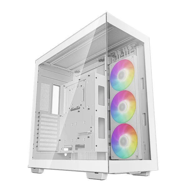  <b>Mid-Tower Case:</b> DeepCool CH780 - White<br>1x 420mm ARGB Side Fan, 4x USB 3.0 + 1x USB Type-C, PCI-E 4.0 Vertical GPU Mount, Panoramic Tempered Glass Side Panel, Supports: E-ATX/ATX/m-ATX/mini-ITX  