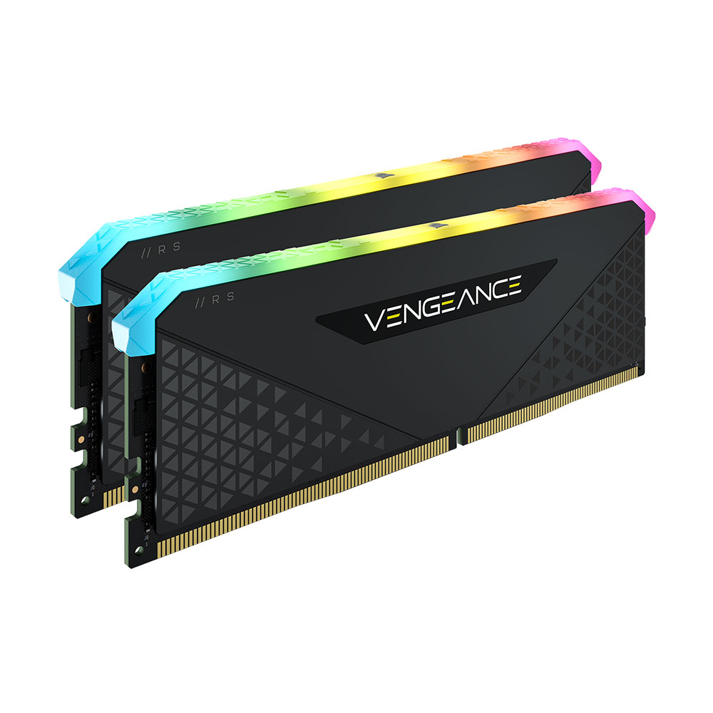  Dual Channel: 16GB (2x8GB) DDR4 3600MHz C18 Vengeance RGB RS - Desktop Memory  