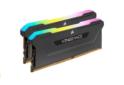 Dual Channel: 16GB (2x8GB) DDR4 3200Mhz C16 Vengeance RGB PRO SL - Optimised For AMD Ryzen Desktop Memory  