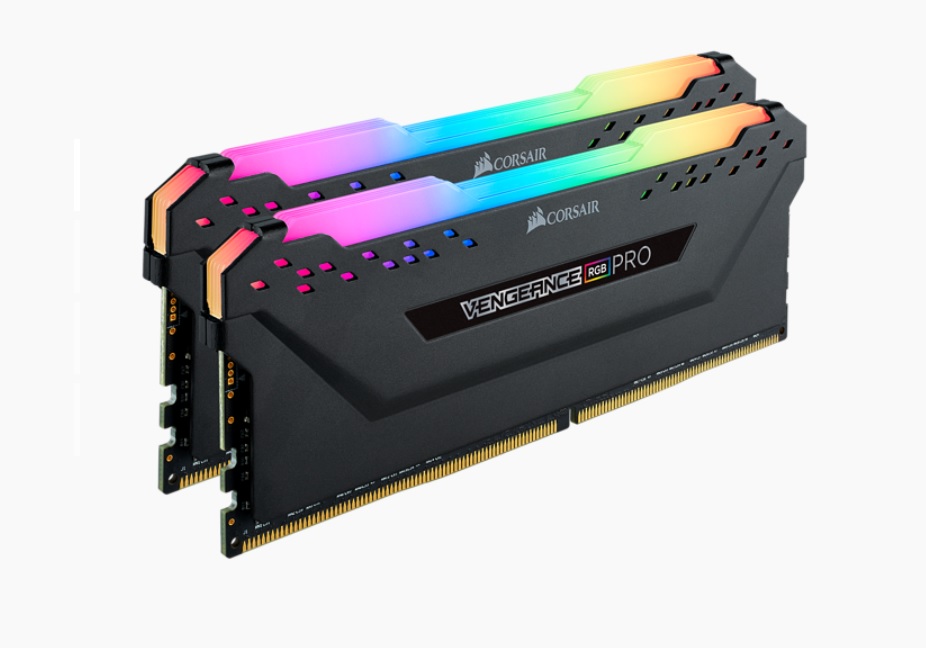  Dual Channel: 32GB (2x16GB) DDR4 3200MHz C16 Vengeance RGB PRO - Desktop Memory  