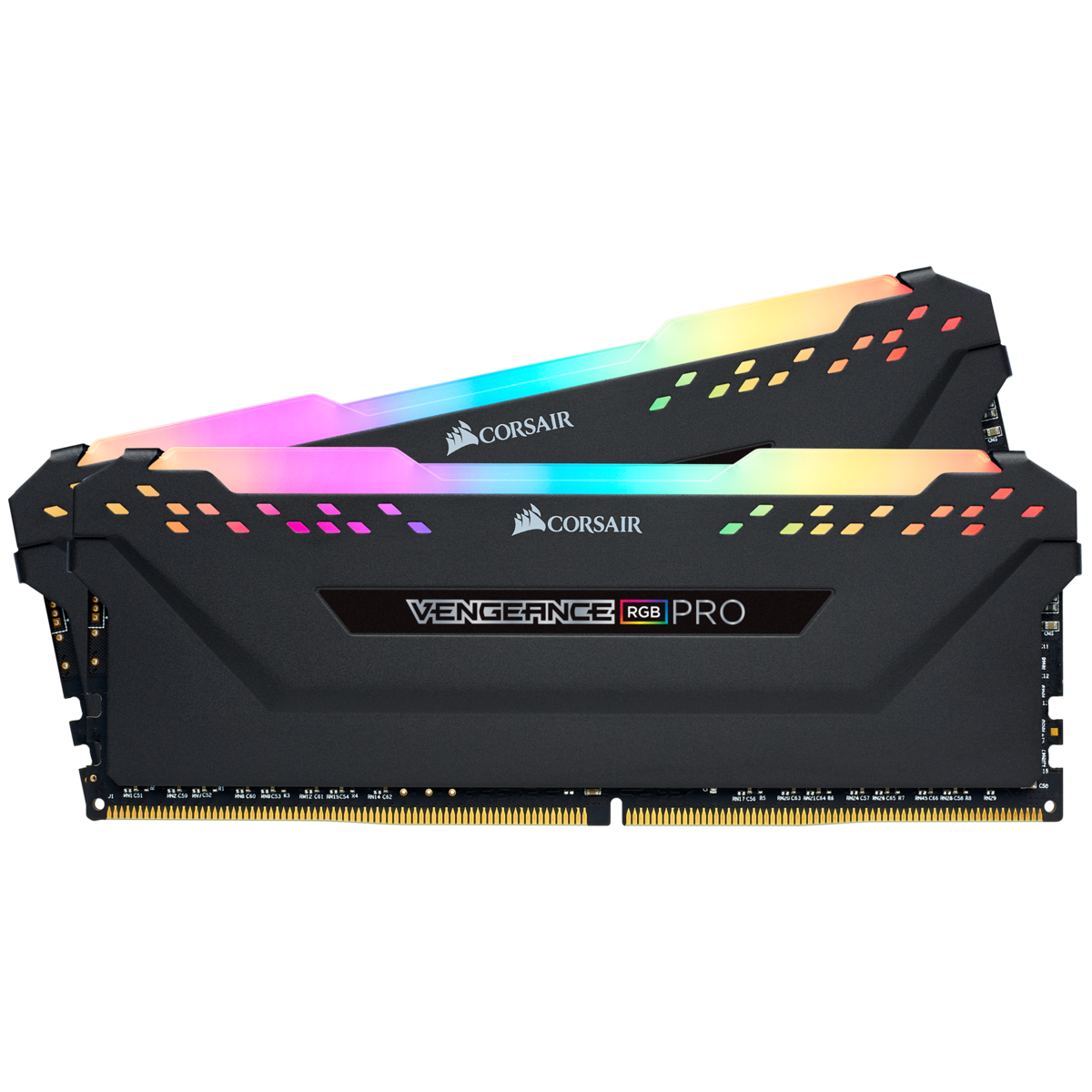  Dual Channel: 16GB (2x8GB) DDR4 3200MHz C16 Vengeance RGB PRO - Optimised For AMD Ryzen Desktop Memory  
