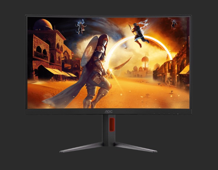  27" QHD 180Hz Curved Gaming Monitor - 2560 × 1440 (QHD) 0.5ms 180Hz - Adaptive Sync - HDR10, Fast VA - 3Y Warranty  