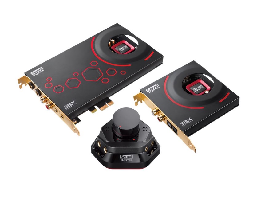  Sound Card: Sound Blaster ZXR, PCIe High Performance Sound with DBpro & Control Module  