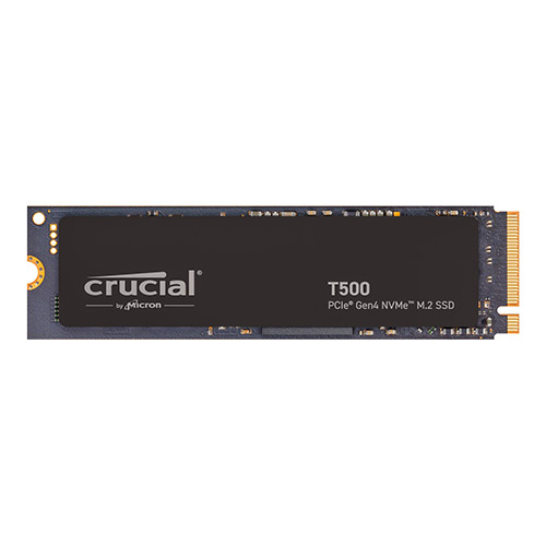  <b>M.2 NVMe SSD:<b/> 1TB T500, PCIe Gen4, Read: 7300MB/s, Write: 6800MB/s, 600 TBW  