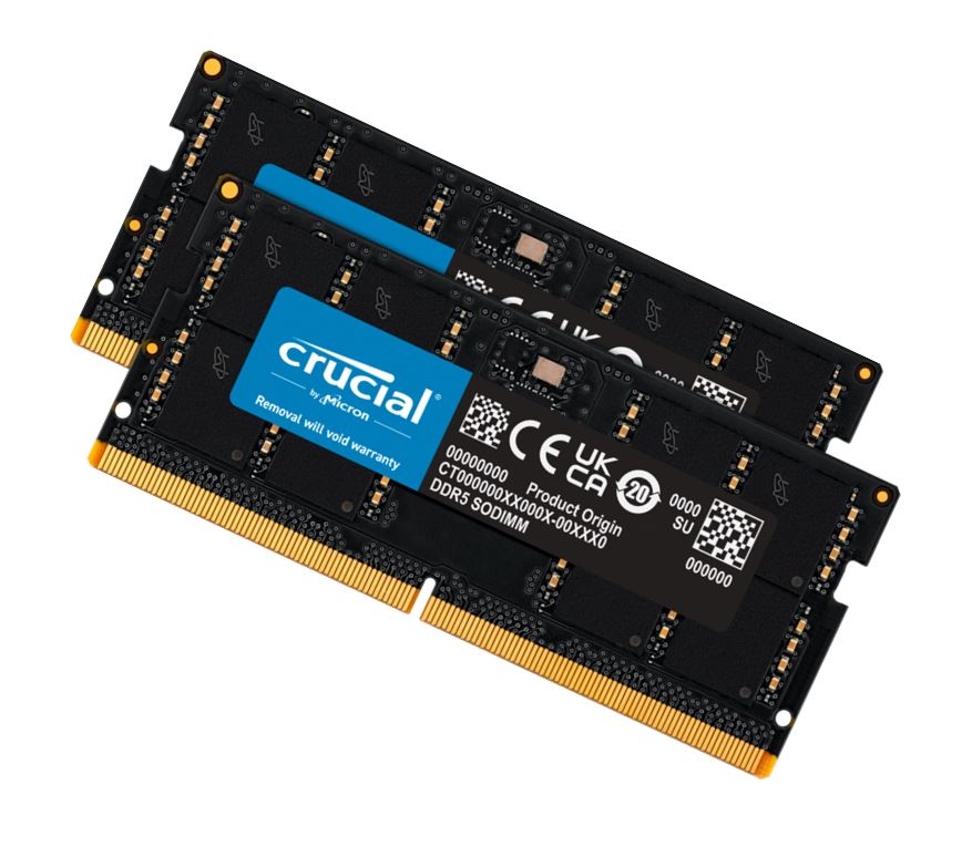  SODIMM:32GB (2x16GB) DDR5 SODIMM 5600MHz CL46 Notebook Laptop Memory  
