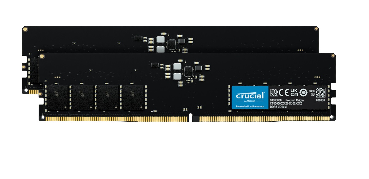  128GB (2x64GB) DDR5 5600MHz CL46 Desktop PC Memory  