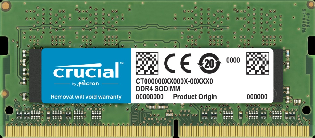  SO Dimm Singe Channel: 32GB (1x32GB) DDR4 3200MHz CL22 1.2V - Notebook Laptop Memory  