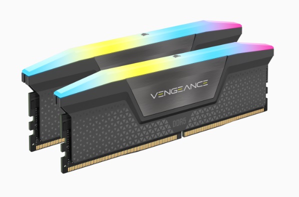  Dual Channel: 32GB (2x16GB) DDR5 6600MHz C38 Vengeance RGB - Optimised for Intel Desktop Memory  