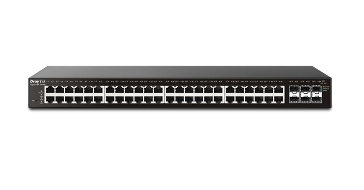  Managed POE Switch: 48x Gigabit Ethernet PoE+, Layer 2+ Managed 10 Gbps switch, 6x SFP+ 10Gbps, Total 400W, Auto Surveillance & Voice VLAN, ONVIF Compliant, Multiple Admin Accounts  