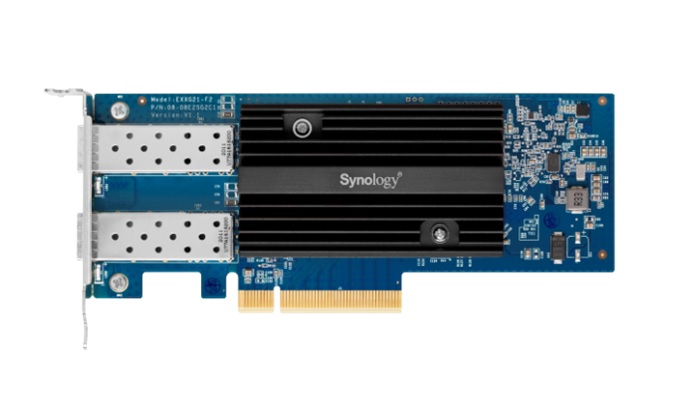  Dual-port 10GbE SFP+ add-in card for Synology servers  