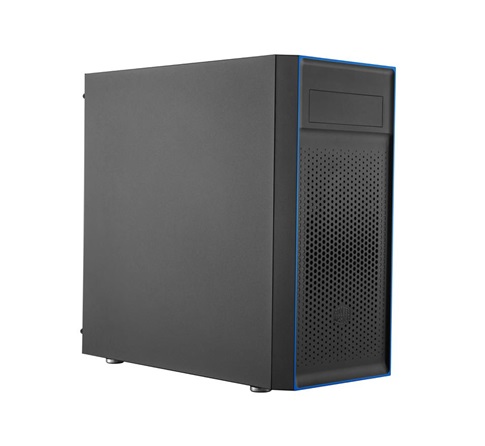  Mid-Tower Case: MasterBox E501L - Black<BR>1x 5.25" Bay, 1x 120mm, 1x USB 3.2, 1x USB 2.0, Supports: ATX/mATX/mini-ITX  