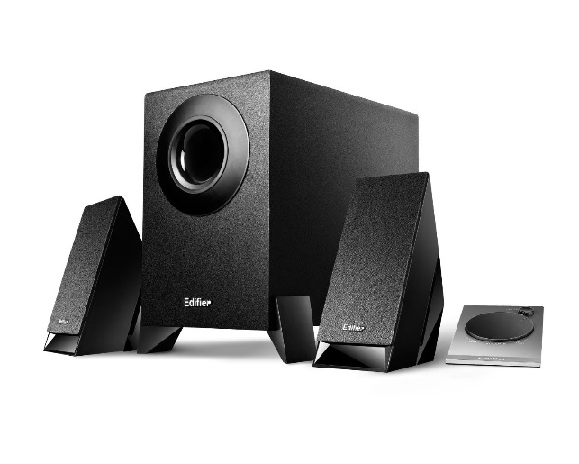  Speakers: 2.1 Multimedia Speakers, Downward-firing 5 inch subwoofer, RMS 2W x 2 + 4.5W x 1  