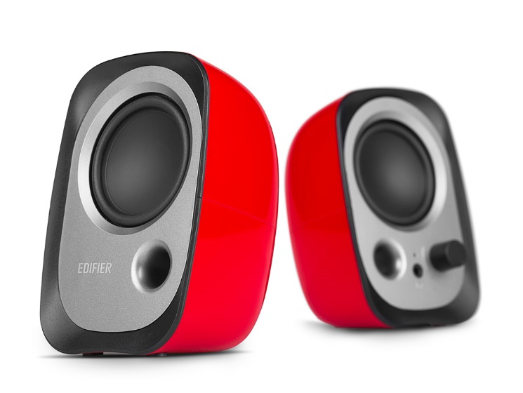  Speakers: 2.0 USB Multimedia Speakers 4W RMS Red  