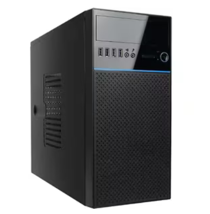  Mini-Tower Case: EN708 Blue/Black 450w PSU<br>1x 90mm Fan, 2x USB 3.0 + 2x USB 2.0, 1x 5.25" Bay, Supports: mATX/mini-ITX  