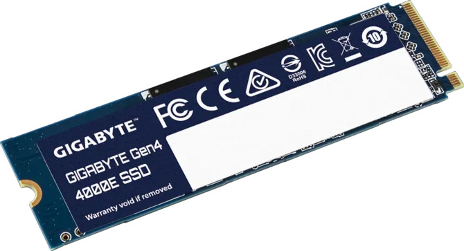  <b>M.2 NVMe SSD:</b> 500GB 4000E SSD, M.2 2280, PCIe Gen4, Read: 3600MB/s, Write: 3000MB/s, 1.5M MTBF 300TBW  