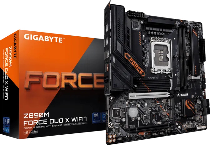  Z890 m-ATX Motherboard: 1851 Socket For Intel Core Ultra Processors<br>2x DDR5, 4x SATA 6Gb/s, PCIe 5.0, 1x M.2 Gen5 + 4x M.2 Gen4, 1x 5GbE LAN, Wi-Fi 7 + Bluetooth 5.4, 7.1 Realtek Audio, 1x DP/1x USB4 Type-C  