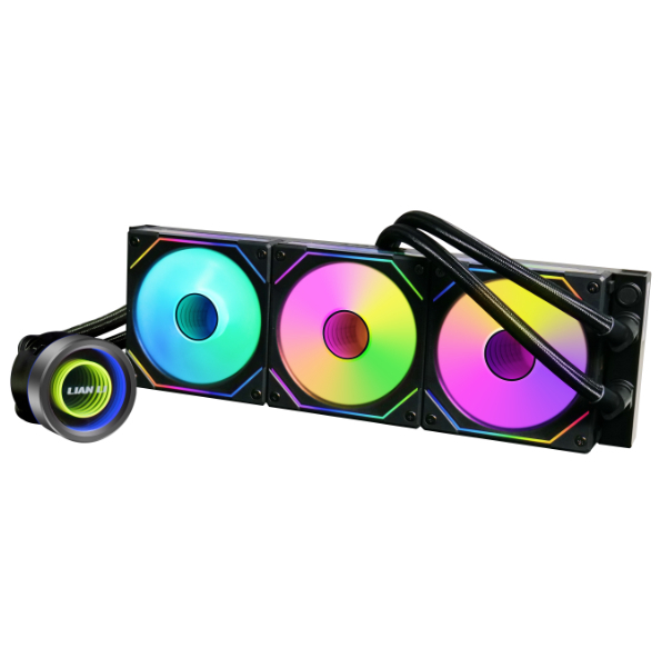  Liquid CPU Cooler: Galahad II Trinity Infintiy 360mm AIO - Black<BR> 3x 120mm SL-INF UNI ARGB PWM Fans, 397.5mm x 119.2mm x 27mm, Support: Intel LGA1700,LGA1200, LGA115X, AMD AM5, AM4  