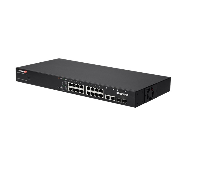  POE Switch: 18-Port Gigabit WebSmart Switch with 16 PoE+ + 2 Giga-SFP Combo (280W) - Onvif-Q Surveillance  