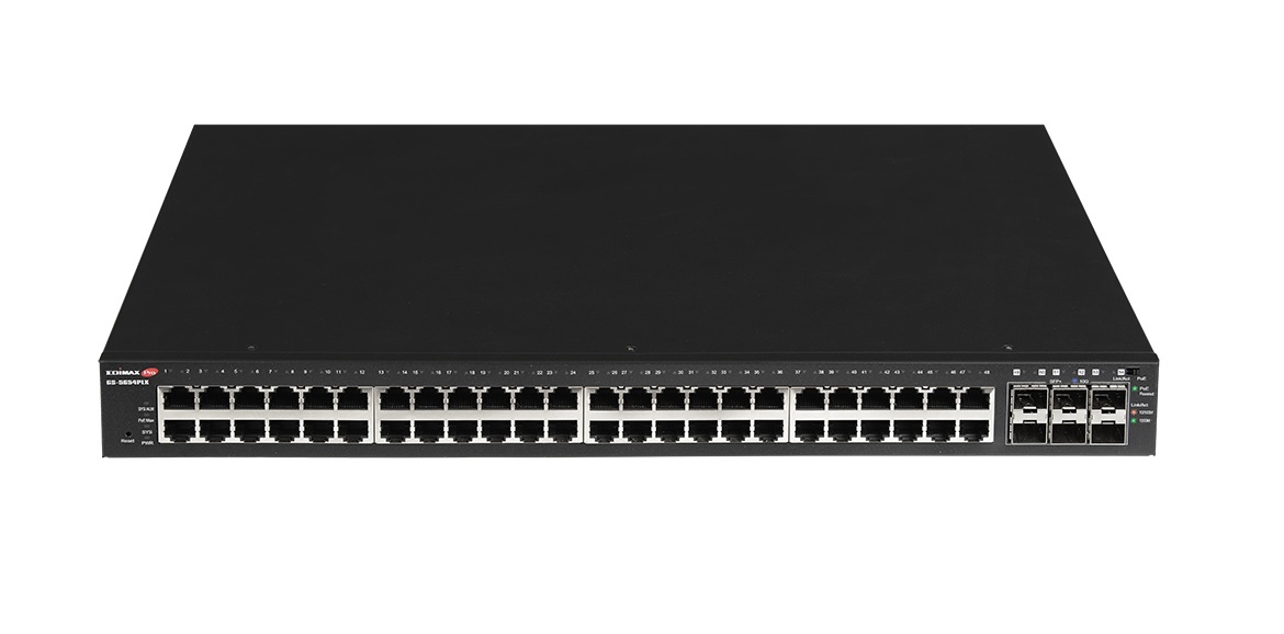  POE Switch: 54-Port Gigabit PoE+ Long Range Web Smart Switch with 6 SFP+ 10G Ports  