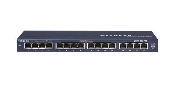  Switch: 16-port Gigabit ProSafe Desktop  