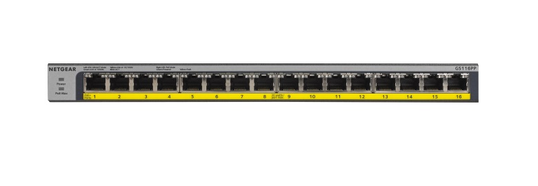  PoE Switch: 16-Port Gigabit Ethernet PoE+ Unmanaged Switch 183W, Rackmount & Wall-Mount Kit Included  