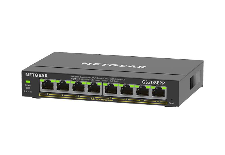  SOHO 8-port High-Power PoE+ Gigabit Smart Managed Plus Switch  