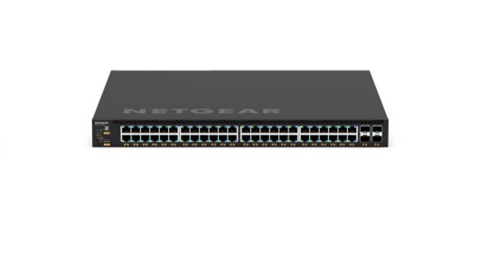  M4350-48G4XF 52-port Layer 3 Stackable Fully Managed Switch with 48 x 1G POE+ & 4 x 10GBASE-X SFP+, ProSAFE Lifetime Warranty (GSM4352)  