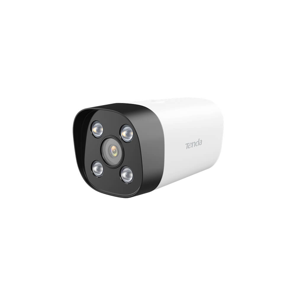  4MP (2560*1440) PoE Full-Color Night Vision Bullet Security Camera, 4mm@F2.2/6mm@F2.0, ONVIF Supported, Built-in IR-CUT double filter, 3D digital noise reduction, Built-in microphone, smart-motion detection/tracking, sound & light alarm functions, Infrared Night Vision Distance 30m, Wired RJ45, DC 12V 1A  