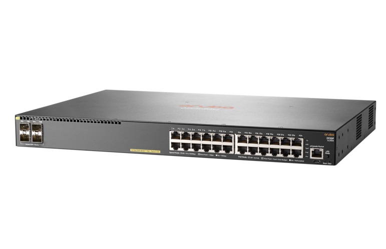  POE Switch: HPE ARUBA 2930F 24G POE+ 4SFP+ SWITCH 24 X GIG POE+ PORTS 4X SFP+ PORTS LITE L3, LIFE WTY  