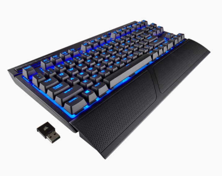  K63 Wireless Mechanical Gaming Keyboard, Backlit Blue LED, Cherry MX Red  