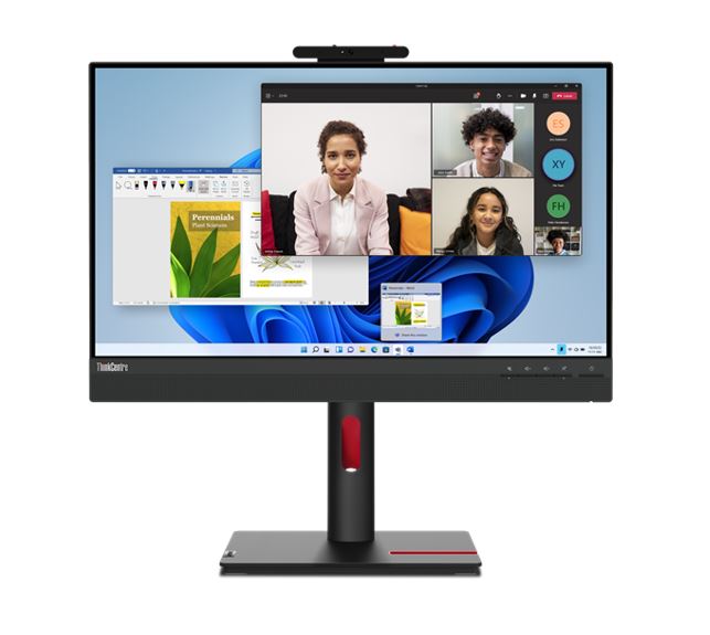  ThinkCentre Tiny-in-One 23.8"/24" FHD TOUCH 60Hz 1920x1080 16:9 4ms Height Adjust Tilt Swivel Pivot Webcam Mic HDMI DP IPS USB3.2 Anti-glare  