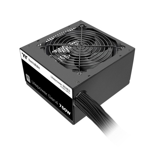  <b>ATX PSU</b>: 750W Litepower GEN4 80 Plus<BR>120mm Fan, 2x CPU (4+4 Pin), 2x PCI-E (6+2 Pin), 2x Molex, 4x SATA  