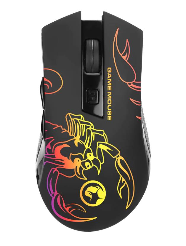  <b>Wired Gaming Mouse:</b> MARVO M209, 7 Colour Backlight, 6400 DPI  