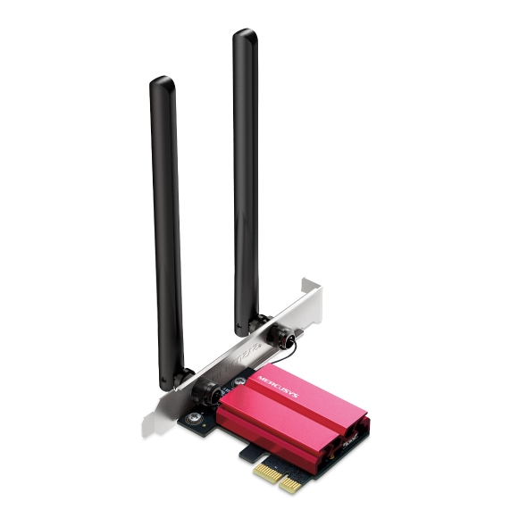  AXE5400 Wi-Fi 6E Bluetooth 5.2 PCIe Adapter, Tri-Band 2402 Mbps (6GHz) + 2402 Mbps (5GHz) + 574 Mbps (2.4GHz)  