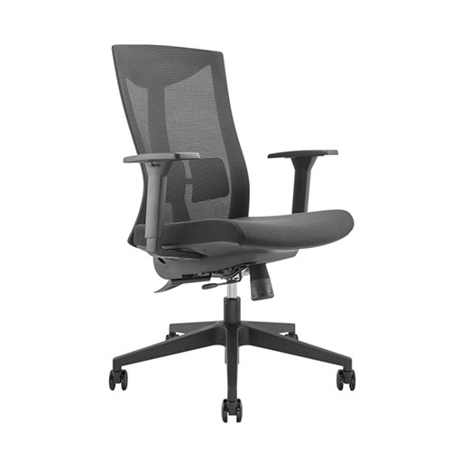  Ergonomic Mesh Office Chair with Headrest (655x675x1165-1265mm) Up to 150kg - Mesh Fabric  